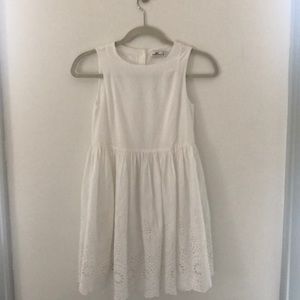 White Patterned Dress